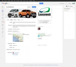 Leasewell UK Ltd Google Plus Profile designed by www.CustomTwit.com