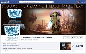 Tarcanus Frostborne Studio Facebook Timeline Cover and Avatar