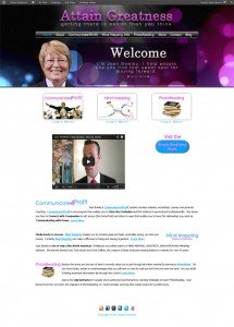Attain Greatness Custom WordPress Site & Blog with Joan Bowley designed by www.CustomTwit.com