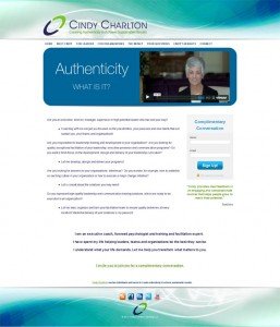 CindyCharlton.com Custom WordPress Business Theme designed by www.CustomTwit.com