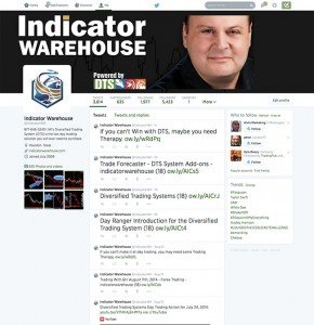 Indicator Warehouse Custom Twitter Background and Avatar Social Media Branding